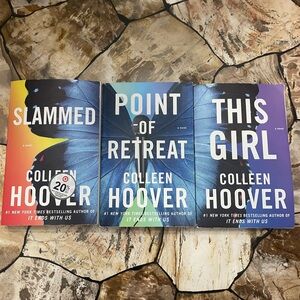 Colleen Hoover Book Set - Slammed, Point of Retreat, This Girl